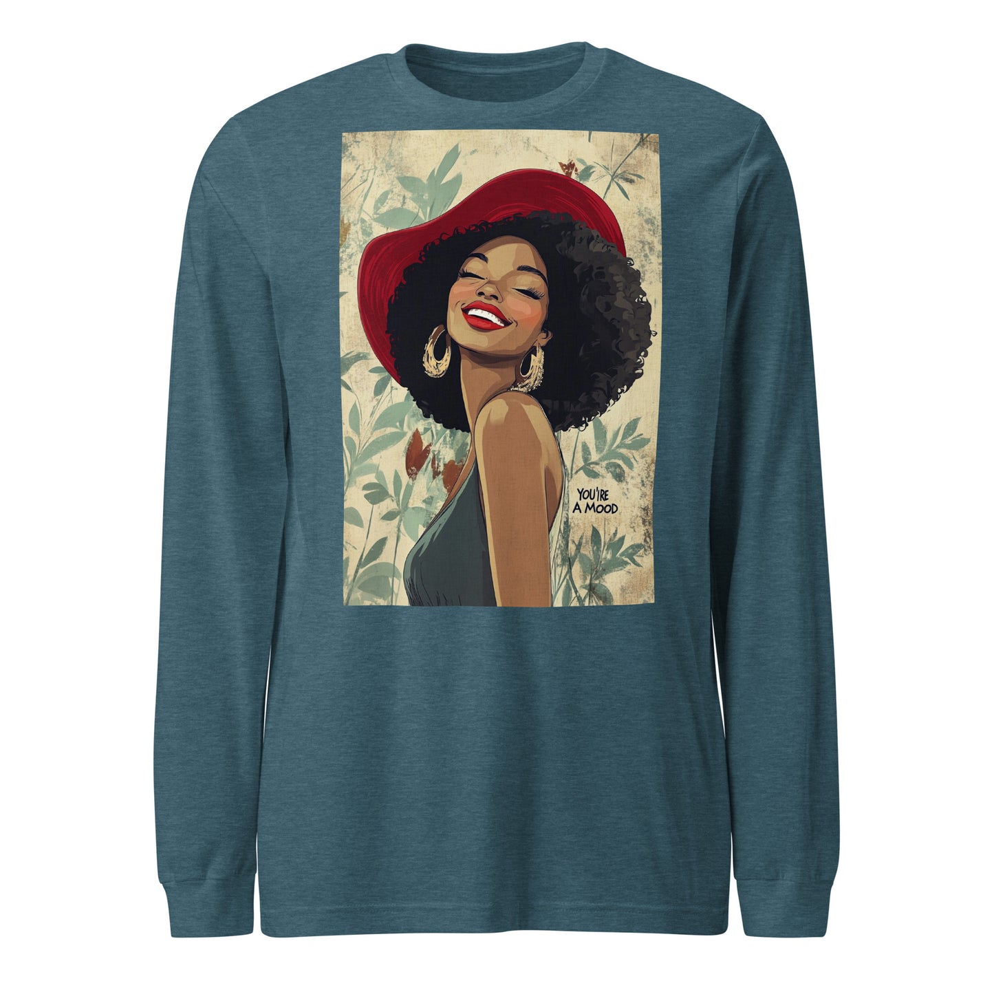 Red Bonnet, You're A Mood Long Sleeve Tee