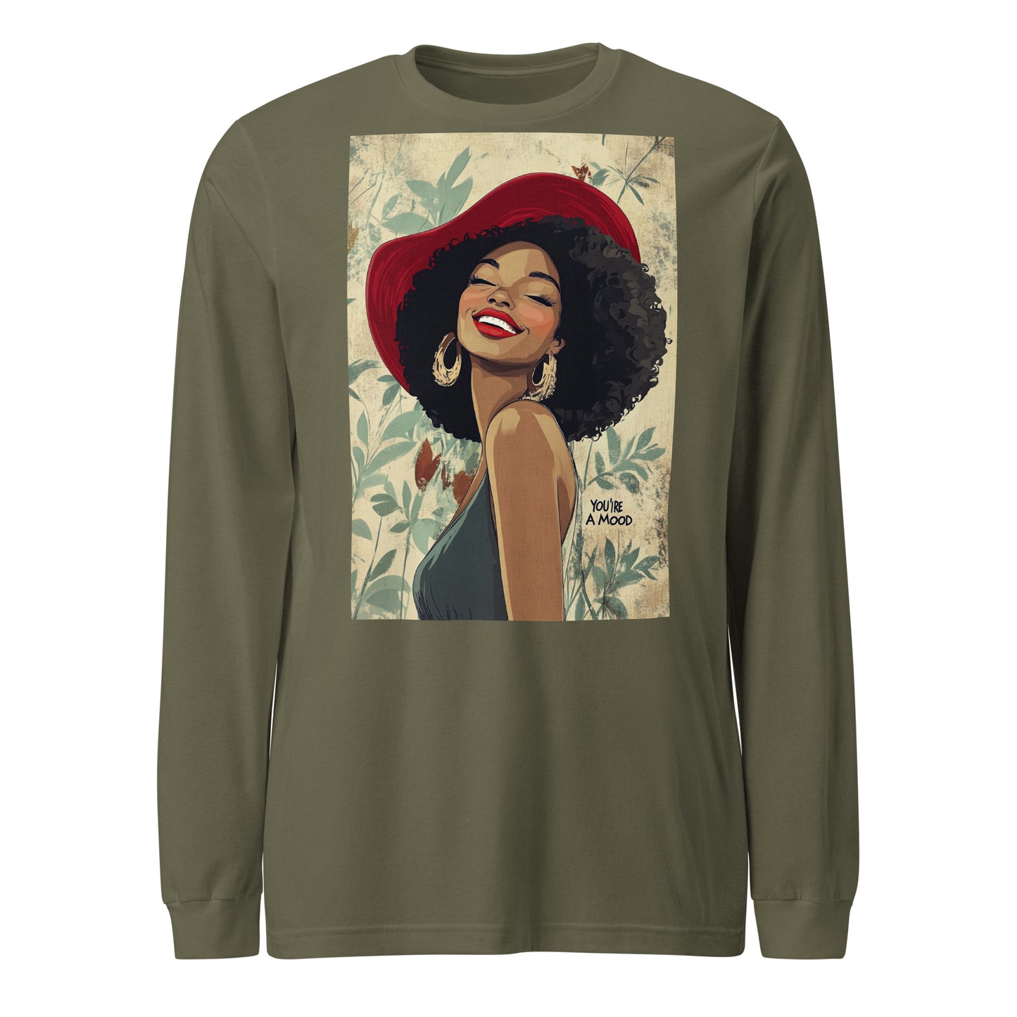 Red Bonnet, You're A Mood Long Sleeve Tee