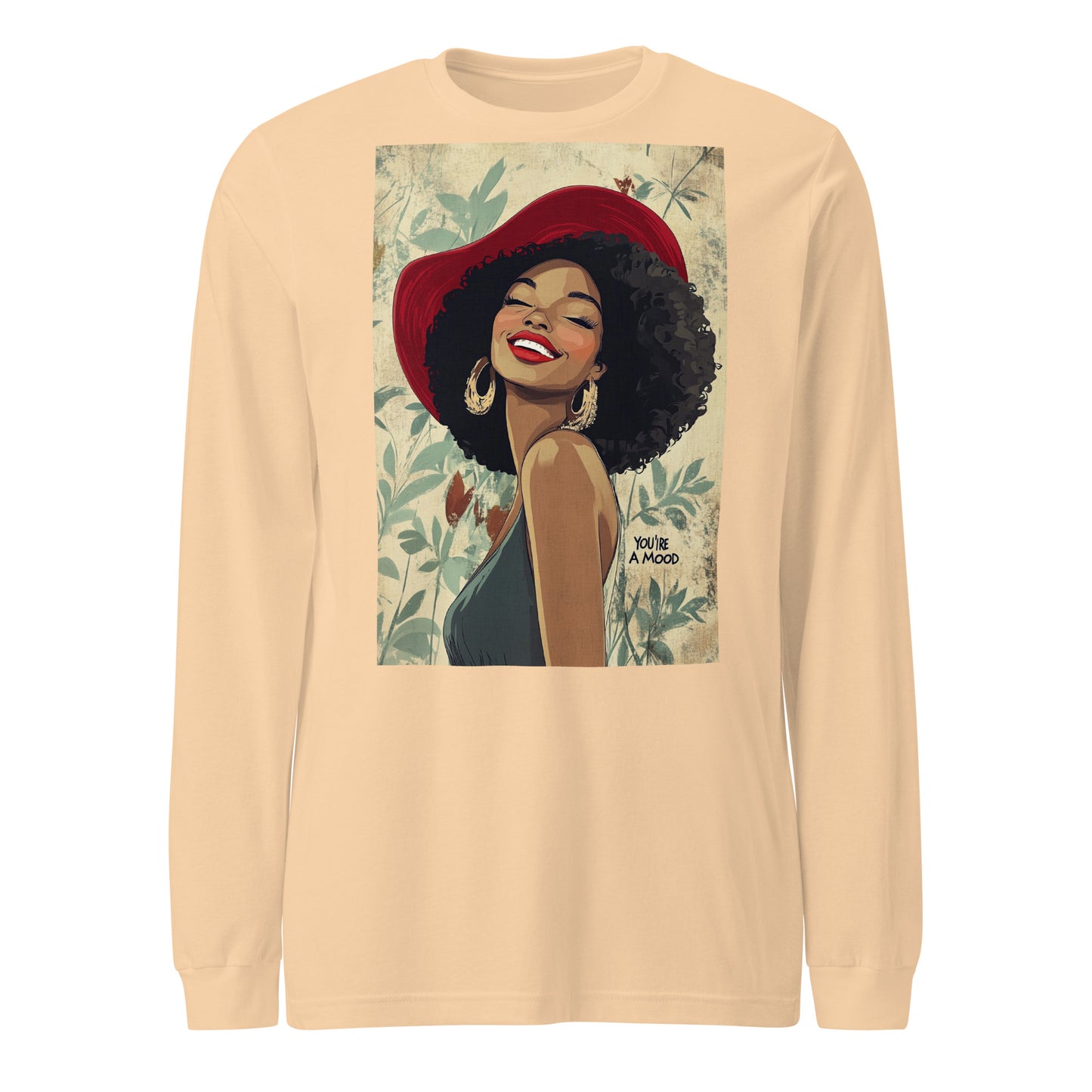 Red Bonnet, You're A Mood Long Sleeve Tee