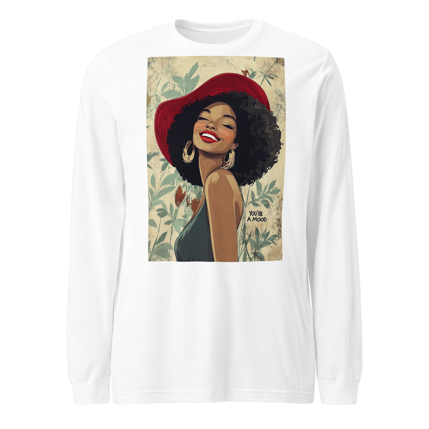 Red Bonnet, You're A Mood Long Sleeve Tee